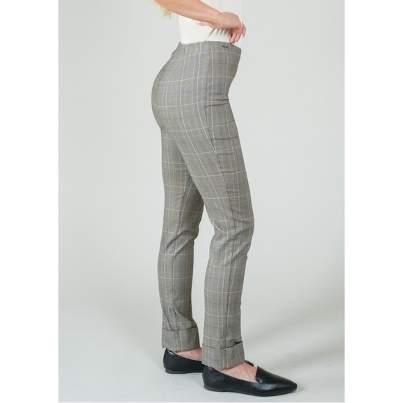 LISETTE | Gray Plaid Trousers Size 8 - Picture 8 of 10